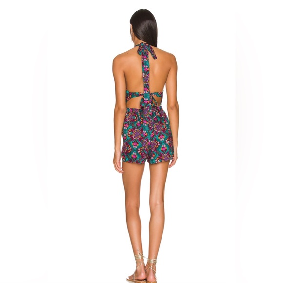 Free People Coral Tides Romper ♥️ - Picture 2 of 5